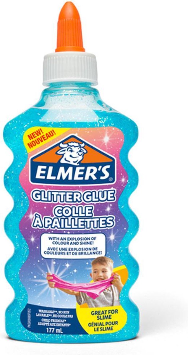 Elmer’s Blauwe Glitter Glue – 177 ml